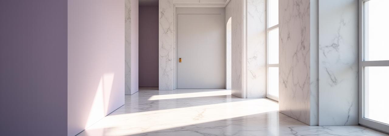 Interno di design minimalista a Roma